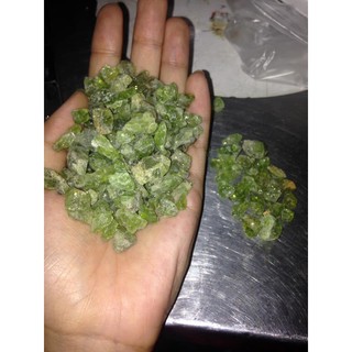 Đá Vụn Xanh Pe.ridot Thô Không Lỗ Thanh Tẩy