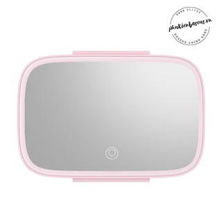Gương trang điểm thông minh viền tích hợp đèn LED cảm ứng Baseus Delicate Queen Car Touch-up Mirror