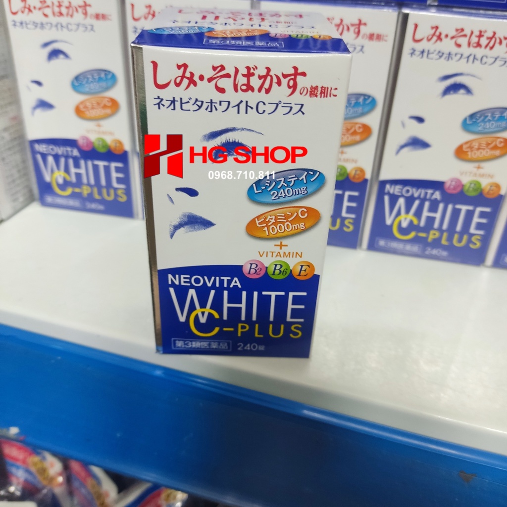 Viên uống trắng da, mờ thâm nám Vita White Plus 240 viên Nhật Bản