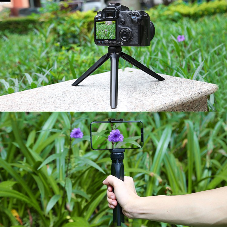 PULUZ Pocket Mini Plastic Tripod Mount with Phone Clamp Holder for Phone Sumsung Huawei Xiaomi Iphone