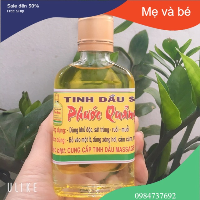 Tinh dầu xả chống muỗi xông phòng nguyên chất Thơm