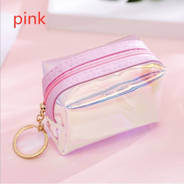 Bóp mini đựng tiền xu màu laser dễ thương | BigBuy360 - bigbuy360.vn