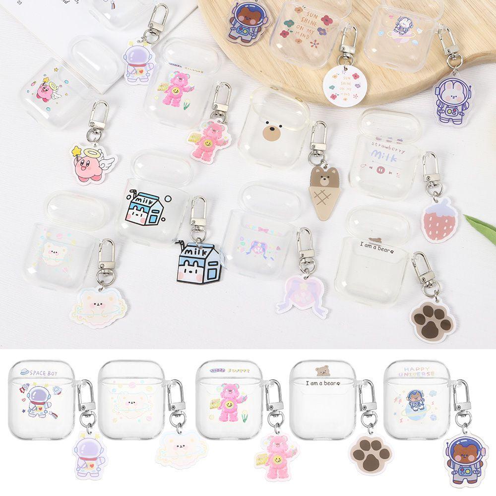 MYRONGVN Vỏ Bảo Vệ Hộp Sạc Tai Nghe AirPods 1 / 2 Bằng TPU Chống Rơi