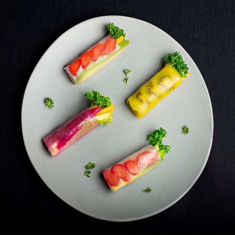 Bánh tráng 3 màu Mekong 22cm300g (Eatclean)