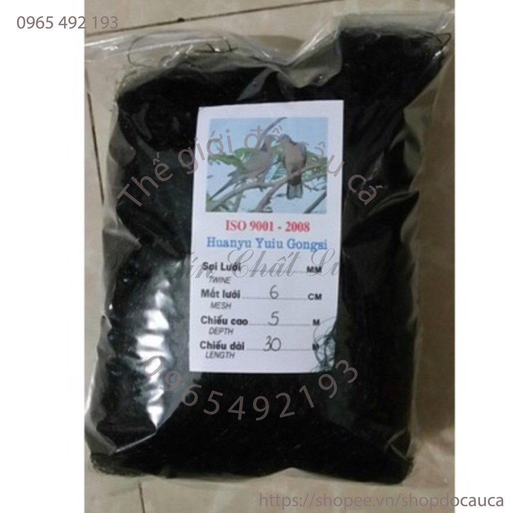 Lưới bẫy chim dài 30m cao 5m mắt lưới 6cm ( rẻ vô địch )