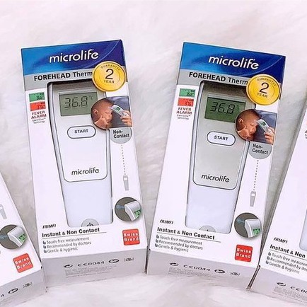 [Quà 35k]Nhiệt Kế Hồng Ngoại Đa Năng Đo Trán Chính Hãng Microlife FR1MF1 Bảo Hành 2 Năm Lỗi 1 Đổi 1,Tặng Kẹp Xua Muỗi.