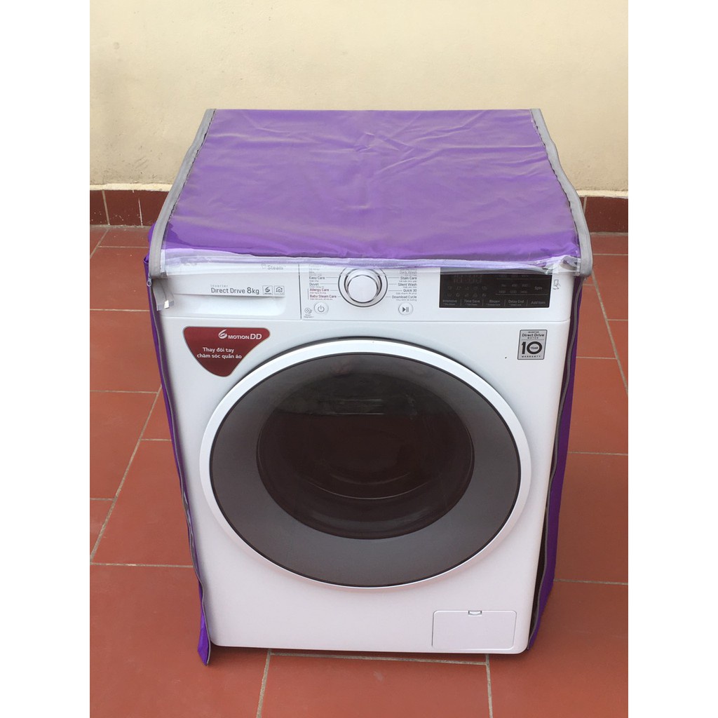 Áo trùm máy giặt - vỏ bọc máy giặt cửa ngang Vải Dù Siêu Bền