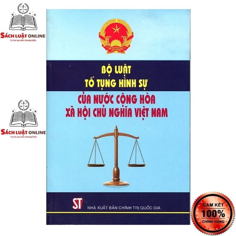 Sách - Bộ luật tố tụng hình sự của nước Cộng hòa xã hội chủ nghĩa Việt Nam