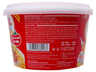 Mì trộn Cung Đình Kool Spaghetti tô 105g