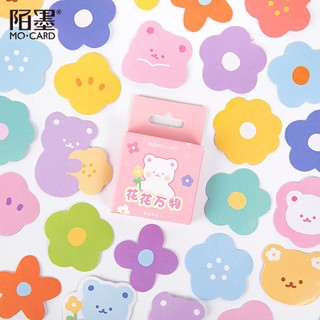 Set sticker hình dán 46 hình hoạt hình dễ thương