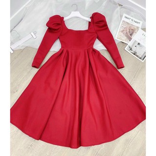 đầm xoè tay phồng ( kèm ảnh và video 1000%)