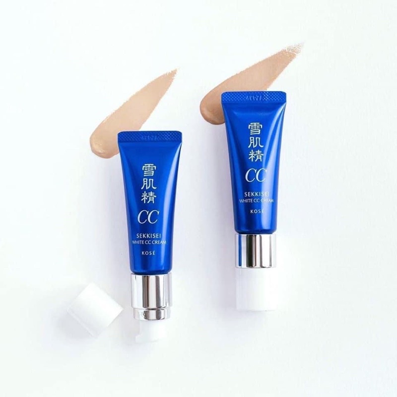 [Hàng _ Nhật]  Kem CC Kose Sekkisei mịn và lành tính-Kem trang điểm Kose Sekkisei White CC Cream SPF50/PA++++