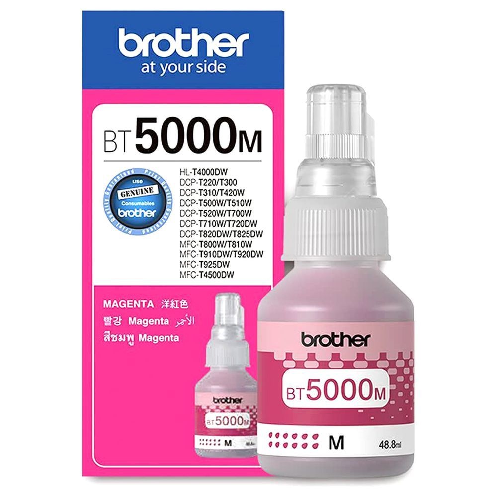 Mực in Brother BTD60BK, BT5000C, BT5000M, BT5000Y cho máy in Brother T220, T420W, T520W, T720DW, T820DW, T920DW, T4500DW