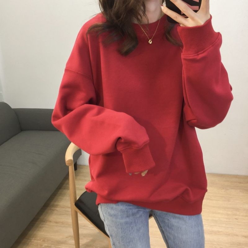 40-100kg Áo SWEATER NAM NỮ nỉ ấm bigsize