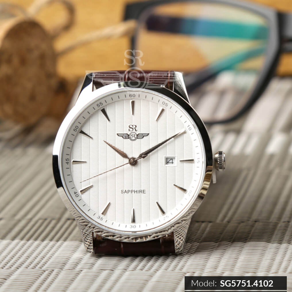 Đồng hồ nam SRWATCH Classic SG5751.4102 Mặt kính Sapphire Chống trầy Chống nước sang
