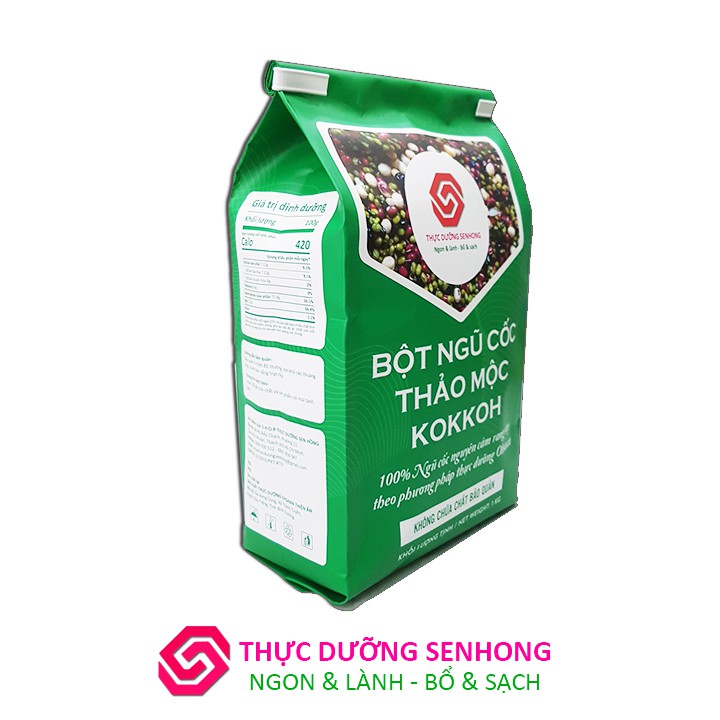 Bột ngũ cốc thảo mộc Kokkoh (1kg) 100% ngũ cốc nguyên cám rang xay theo phương pháp thực dưỡng ohsawa | BigBuy360 - bigbuy360.vn