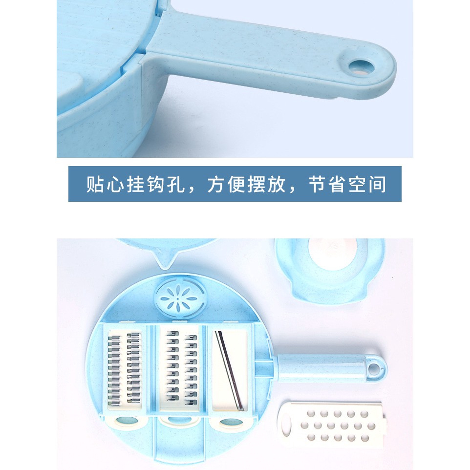 Kitchen multifunctional potato shredded vegetable cutting machine household grater.