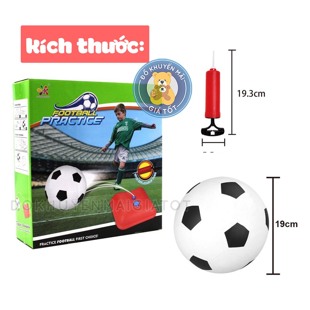 Bóng đá phản xạ có dây cố định với bóng giúp trẻ rèn luyện tay chân, tốt cho sức khỏe - Đồ chơi cho bé trai