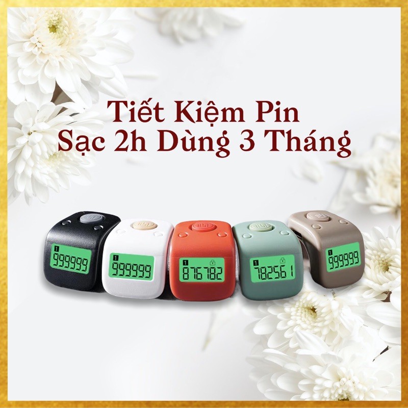 Máy bấm ký số câu Niệm Phật pin sạc Cao Cấp