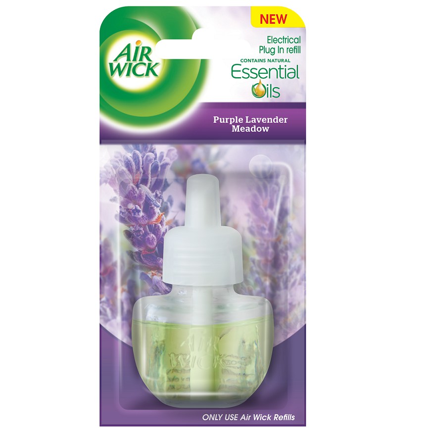 Chai tinh dầu cắm điện Airwick Refill AWK2792 Purple Lavender Meadow 19ml (Hương oải hương)