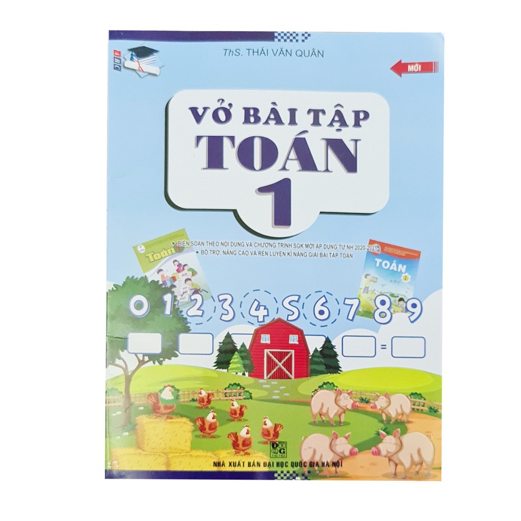 Sách - Vở bài tập toán 1 (biên soạn theo chương trình sách giáo khoa mới 2020)