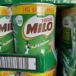 Combo Sữa bột Milo Úc 1kg + Sữa nguyên kem A2 1kg