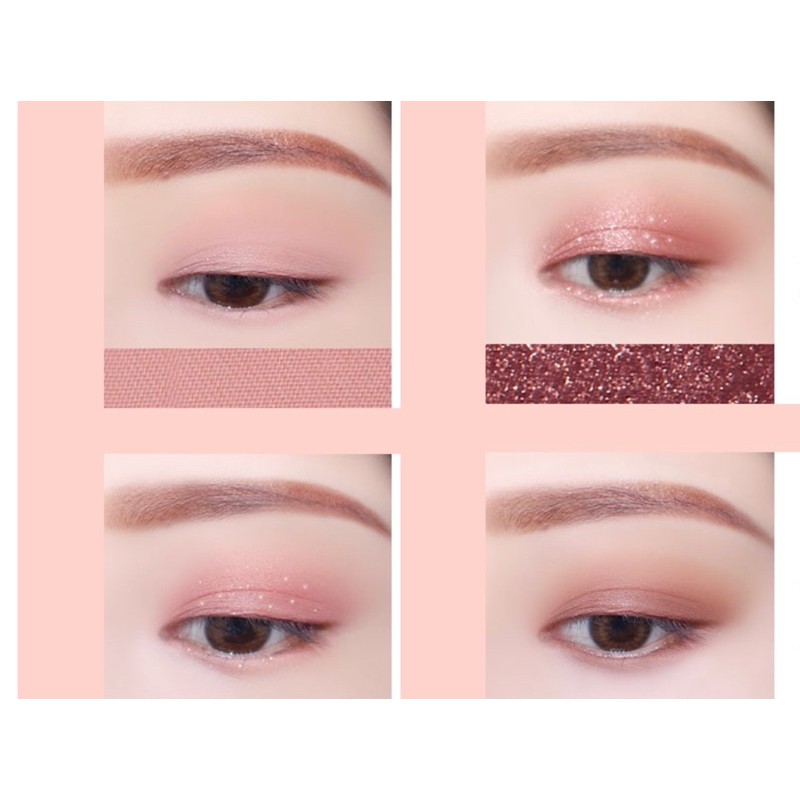 Bảng Phấn Mắt 4 Màu Peach C Eye Shadow Palette