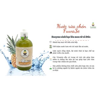 Nước rửa chén enzyme sinh học Fuwa3e 100ml/500ml