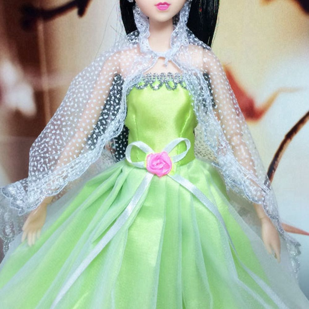 Đầm thời trang xinh xắn cho búp bê 30cm DIY