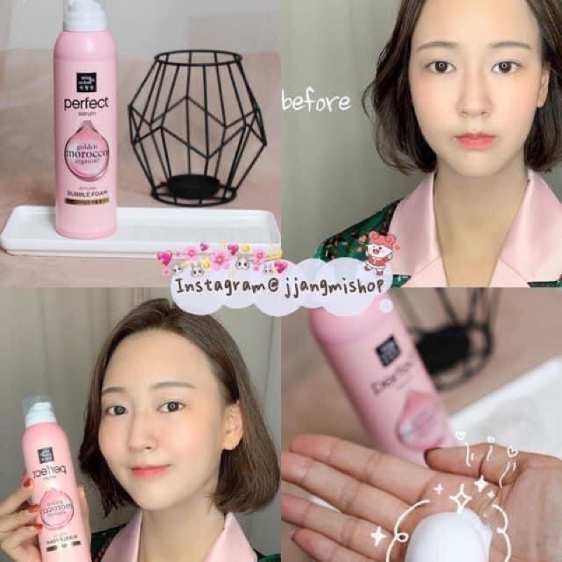 TINH CHẤT DƯỠNG TÓC TẠO KIỂU DẠNG BỌT MISEEN SCENE PERFECT SERUM STYLING BUBBLE FOAM