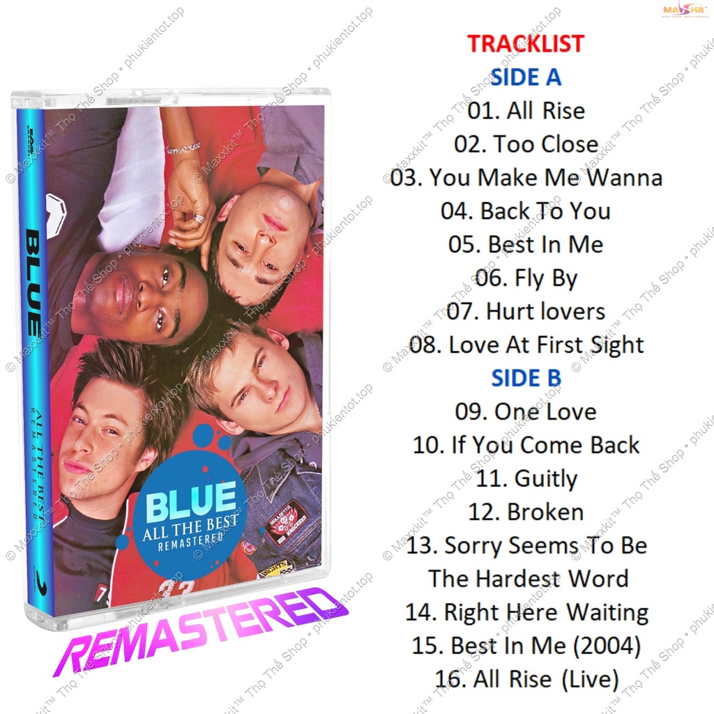 Băng nhạc cassette BLUE - All The Best  2022 - EAS Records