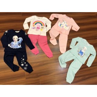 Bộ cotton dài tay HM cho bé gái 10-14kg