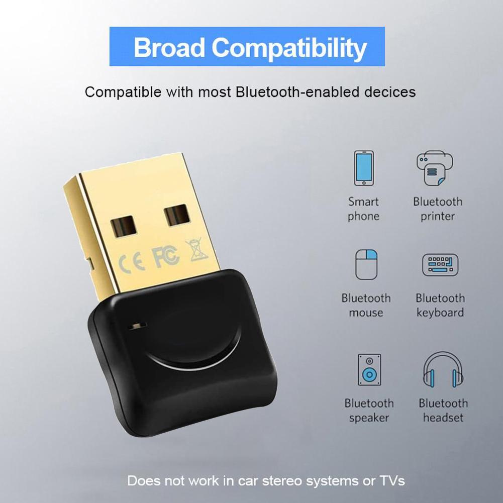 Thiết bị thu phát tín hiệu âm thanh Usb Bluetooth 5.0 3 trong 1 cho Tv Pc Adapter 3.5Mm Car W0F4