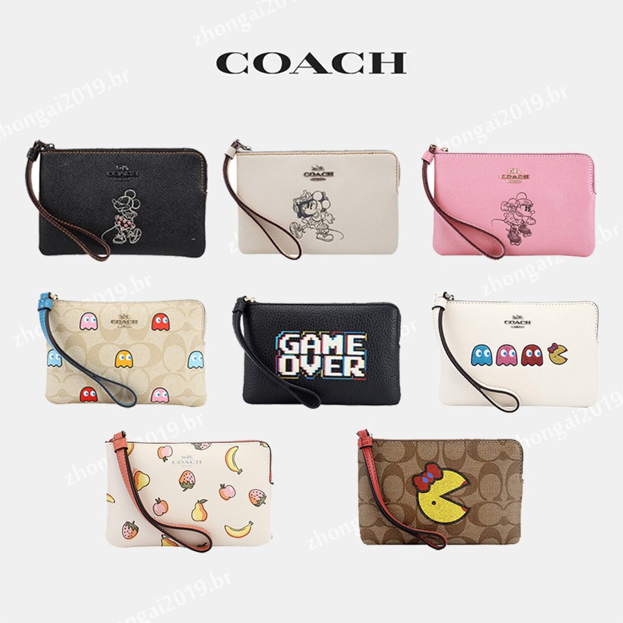 COACH Túi đeo tay / ví nữ dài / ví dây kéo / F30004