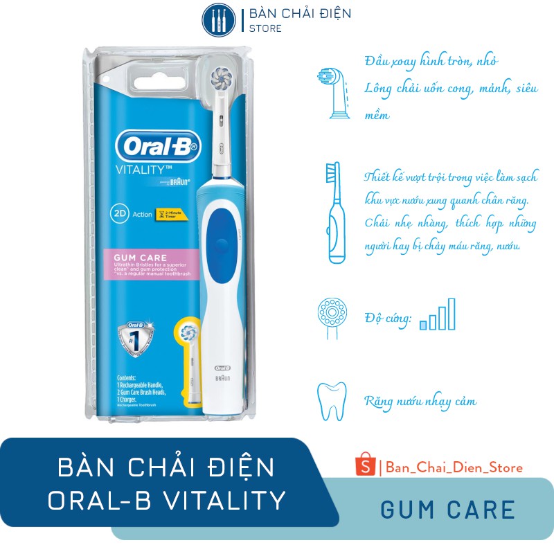 Bàn Chải Đánh Răng Điện Oral-B Vitality