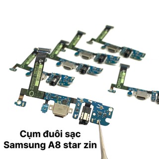 Cụm đuôi sạc, tai nghe, micro Samsung A8 Star 2018, G885F, G8850 - ZIN CÔNG TY