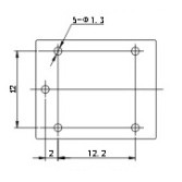 Thanh lý rơ le 12VDC 24VDC 5 chân