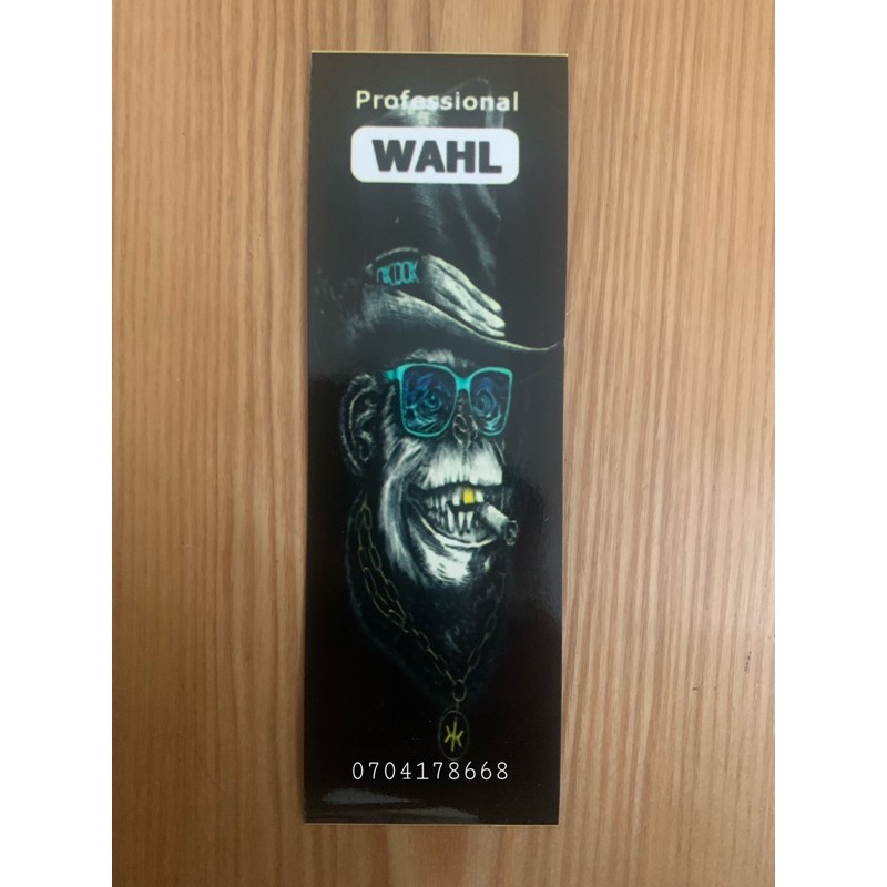 Hình dán barber shop, decal tông đơ