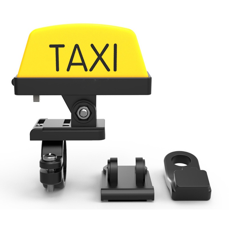 Bảng Đèn LED Cảnh Báo Có Thể Sạc Lại Bằng Cổng USB Gắn Hộp Taxi Trang Trí Xe Máy