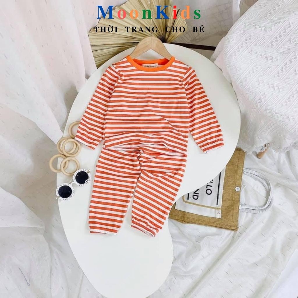 Bộ MINKY MOM Dài TayBộ dài tay cho bé,COTTON100% nhận hàng ưng ý ngay,bé trai bé gái 6-19kg!!