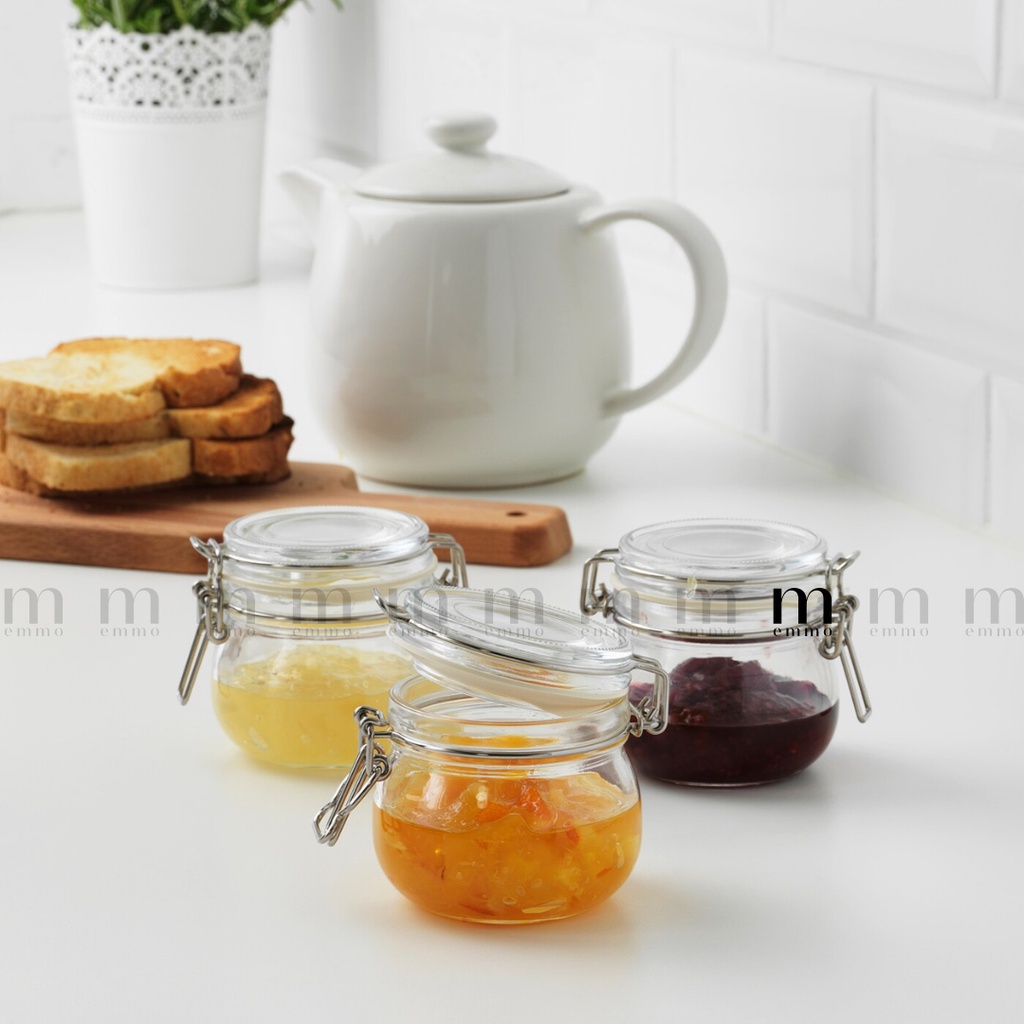 LỌ THUỶ TINH CÓ NẮP IKA CHÍNH HÃNG THỤY ĐIỂN KORKEN - EMMO.VN