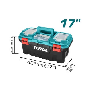Thùng đồ nghề khóa nhựa 17 inch total tpbx0171