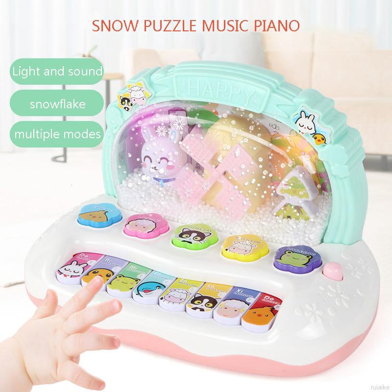 Đồ Chơi Đàn Piano Điện Tử Có Đèn Và Nhạc Cho Bé