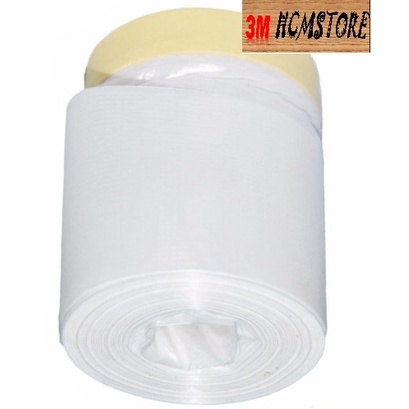 3M 2288 khổ 450mm dài 20met MÀN BĂNG KEO CHE SƠN PLASTIC bám dính, che phủ tốt cho các ứng dụng sơn quét