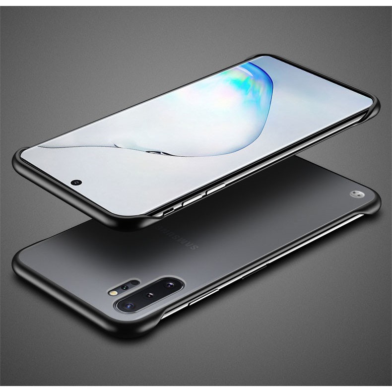 Ốp lưng Samsung Note 10 Plus nhám mờ siêu mỏng không bo viền