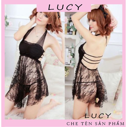 Váy Ngủ Sexy Ren 3 Dây, Ren Mỏng Nhìn Xuyên Thấu Rất Gợi Cảm | BigBuy360 - bigbuy360.vn