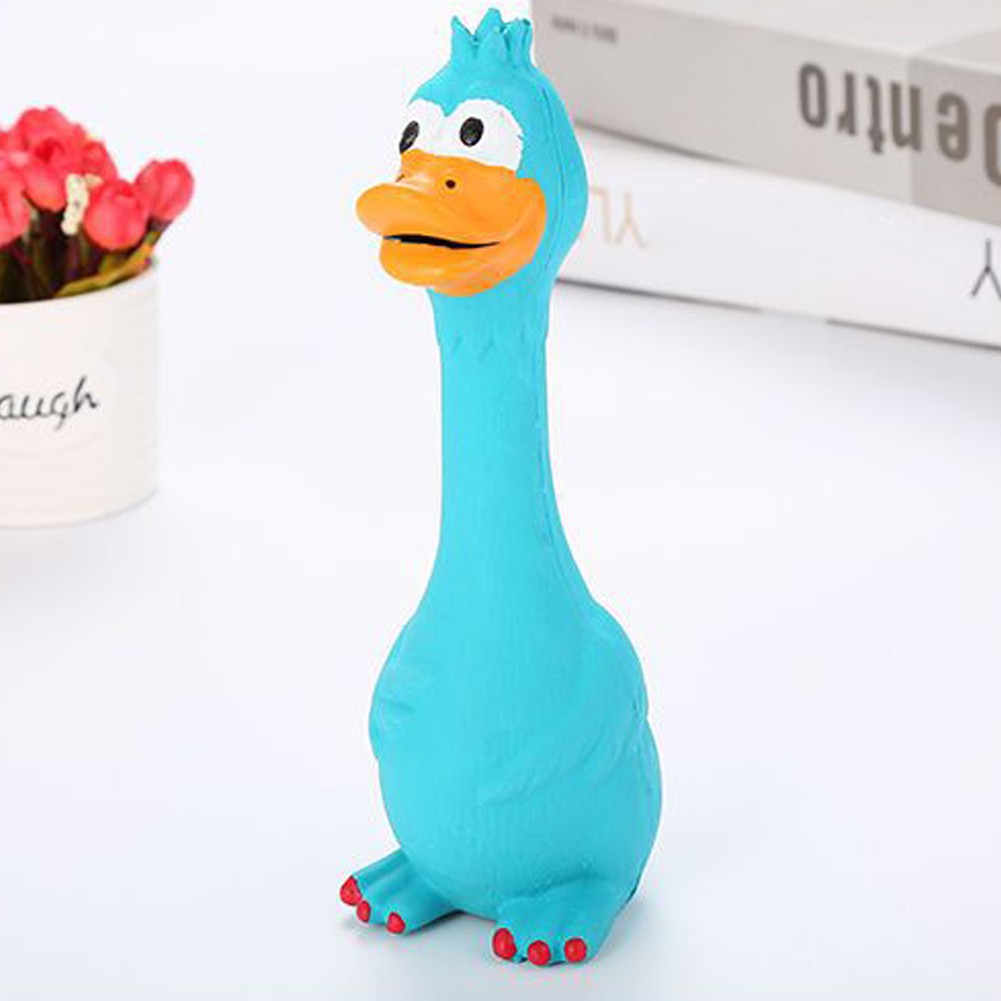 Gà cao su mềm mại dùng làm đồ chơi cho thú cưng