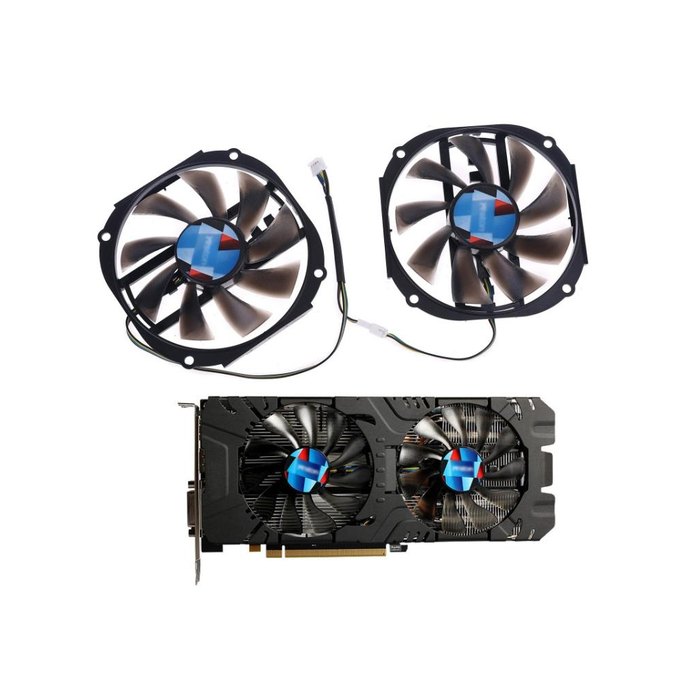 Bộ 2 Quạt Tản Nhiệt 95mm 4gb Gpu Cho Yeston Rx480 570 580