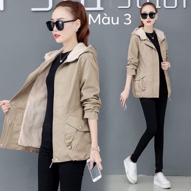 Áo khoác lót lông cừu