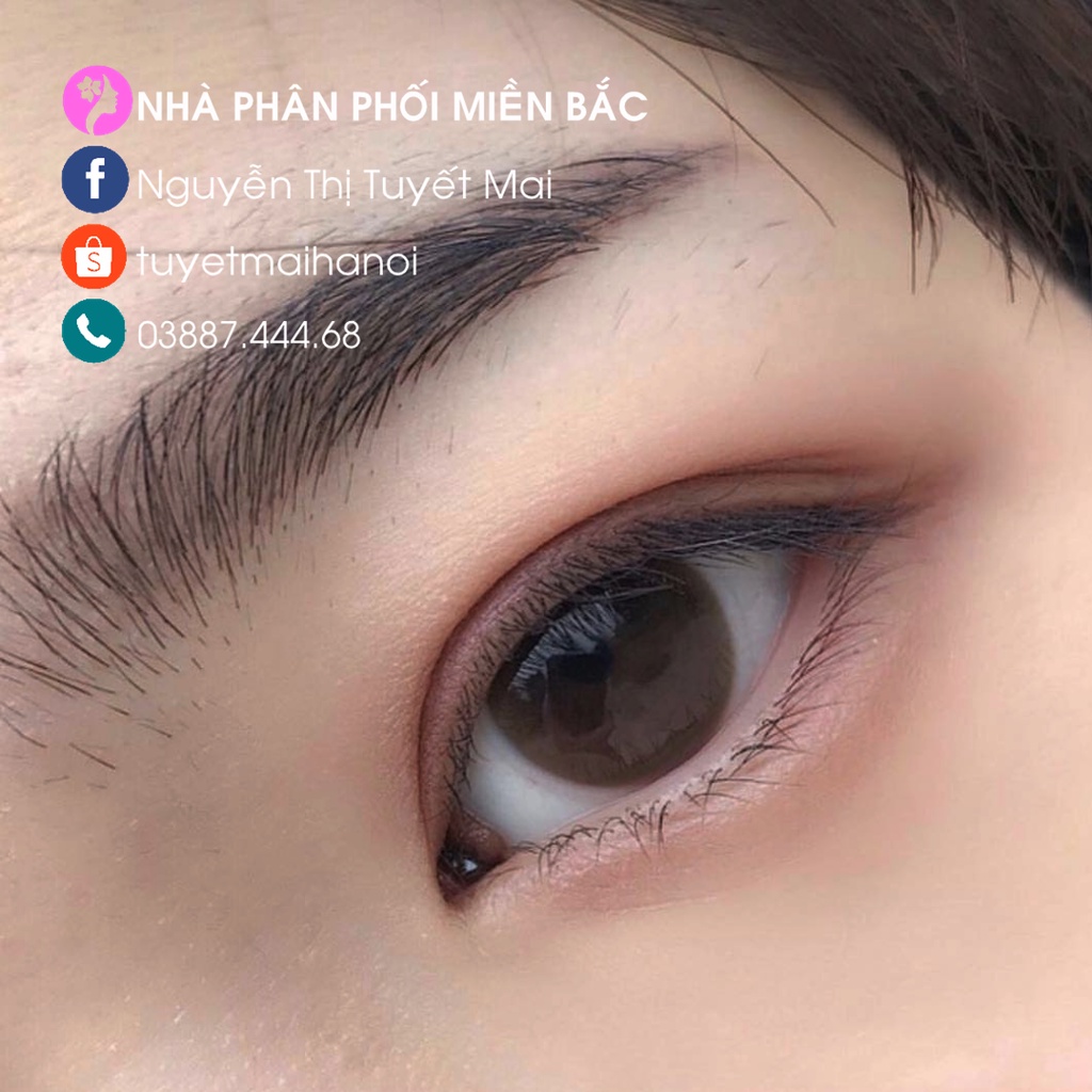 [ Ảnh Thật ] Lens Cận Màu Nâu Tự Nhiên Không Giãn Mini Choco 14mm - Kính Áp Tròng Hàn Quốc Vassen Sexy Me